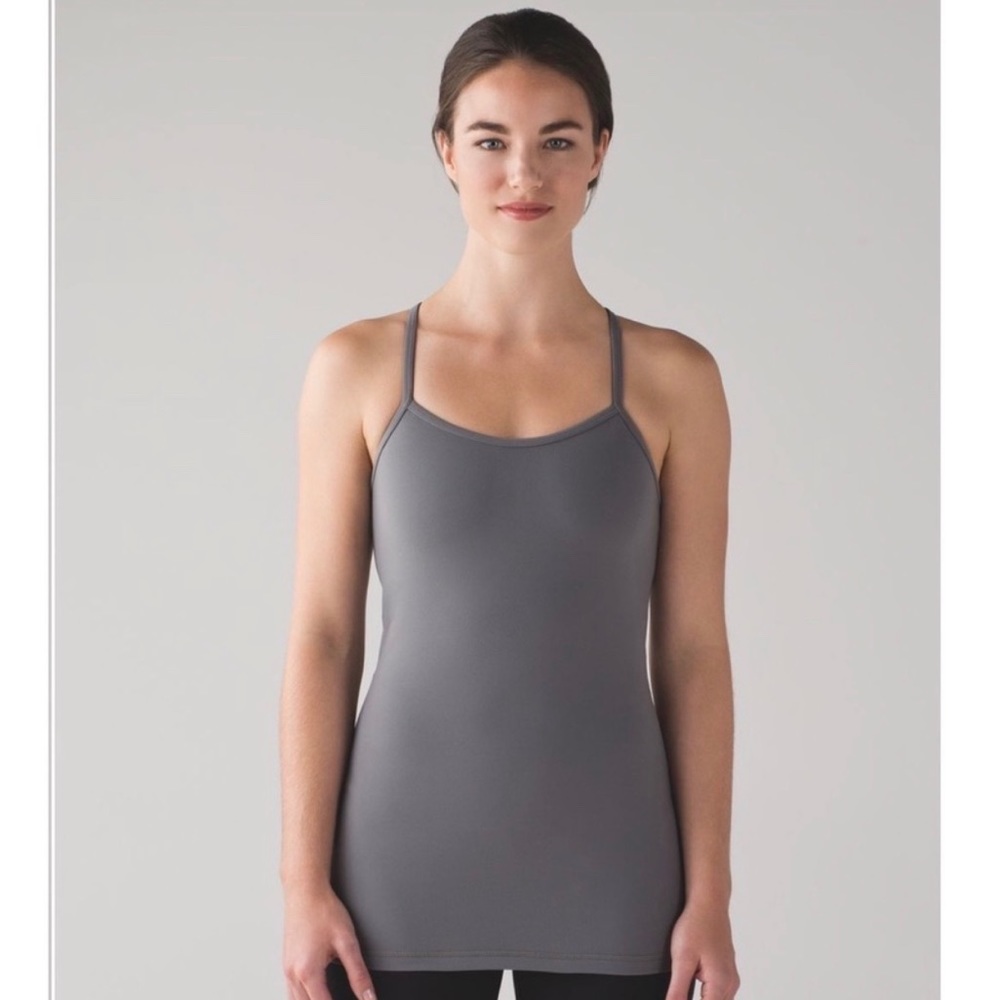 Slate Gray Power Y Lululemon Tank